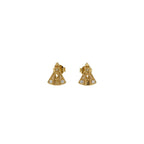 Brinco Nossa Senhora Zirconia Cristal | Banho Ouro 18k