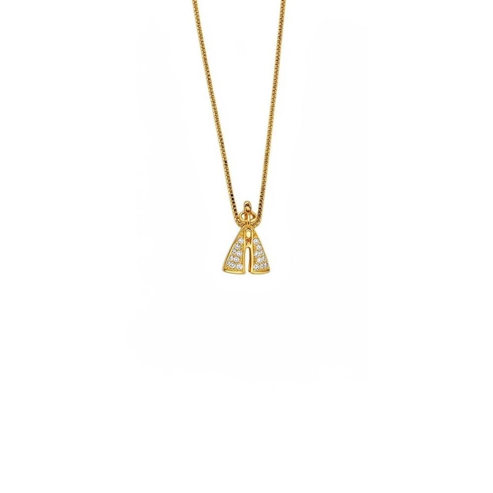 Pingente Nossa Senhora Aparecida Zircônia Cristal | Banho Ouro 18k