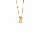 Pingente Nossa Senhora Aparecida Zircônia Cristal | Banho Ouro 18k