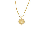 Pingente Medalha De São Bento Cravejado Zircônia Cristal | Banho Ouro 18k