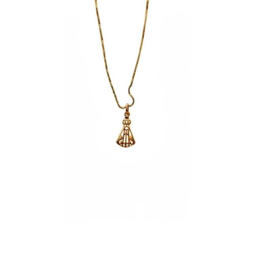 Pingente Nossa Senhora Aparecida | Banho Ouro 18k