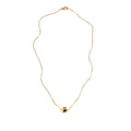 Colar Veneziana 45cm Esfera Lisa | Banho Ouro 18k