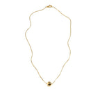 Colar Veneziana 45cm Esfera Lisa | Banho Ouro 18k
