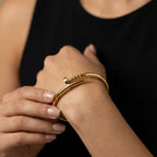 Bracelete Prego Dourado