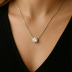 Pingente Ponto de Luz | Banho Ouro 18k
