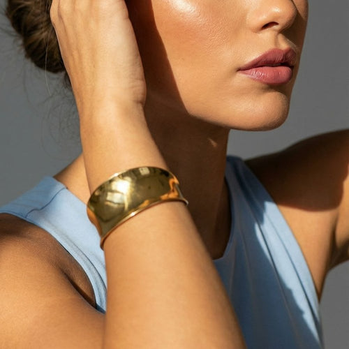 Bracelete Liso Dourado