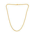 Corrente Cordão Baiano 2mm | Banho Ouro 18k